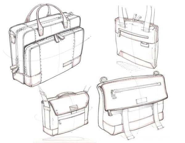 Поэтапное рисование рюкзака