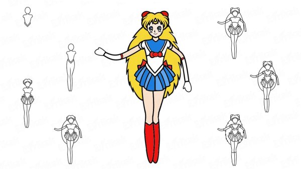 Раскраски сейлормун Кристалл