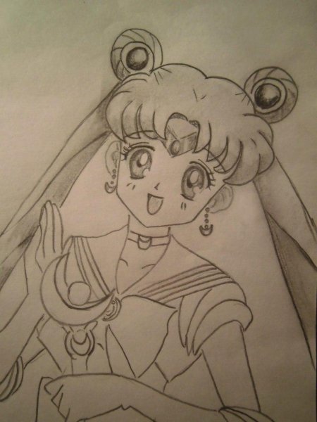 Сейлормун арт карандашом для новичка