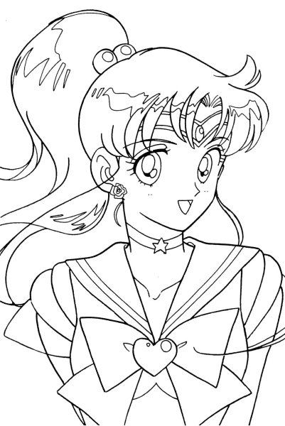 Разукрашка сейлормун Сейлор