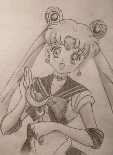 Сейлормун позы для рисования