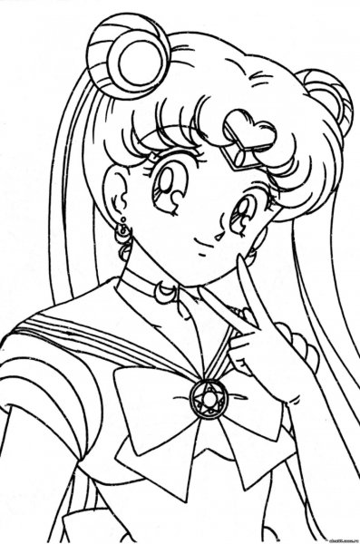 Сейлор Нептун раскраска