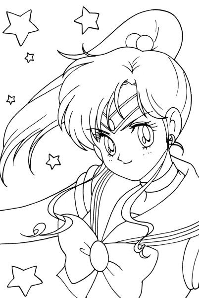 Сейлор Мун нарисованно