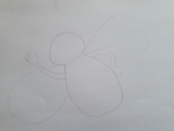 Светлячок карандашом