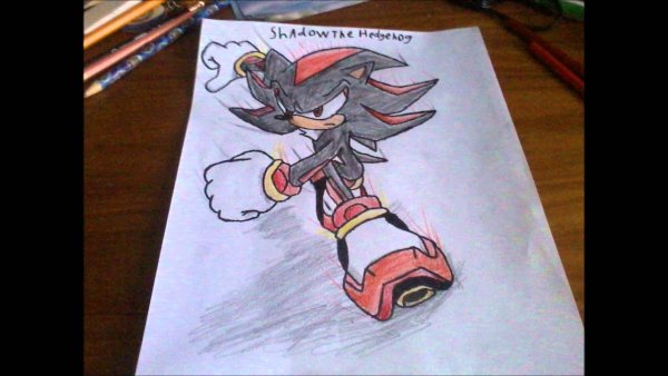 Рисовать Соника