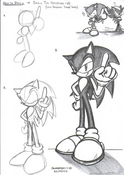 Соник бум нарисовать поэтапно