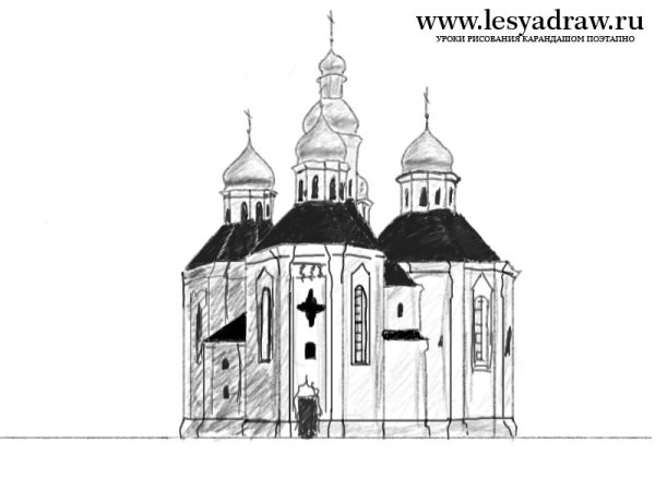 Спасо-Преображенский собор Переславль-Залесский раскраска