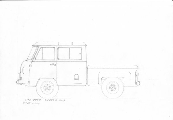 УАЗ 452дг раскраска