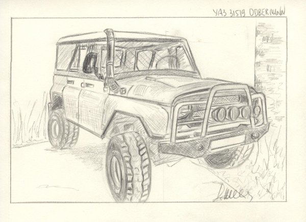 Рисунки УАЗ 31514