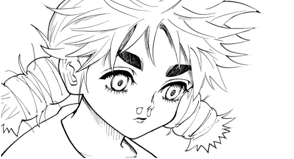 Киллуа для срисовки злой