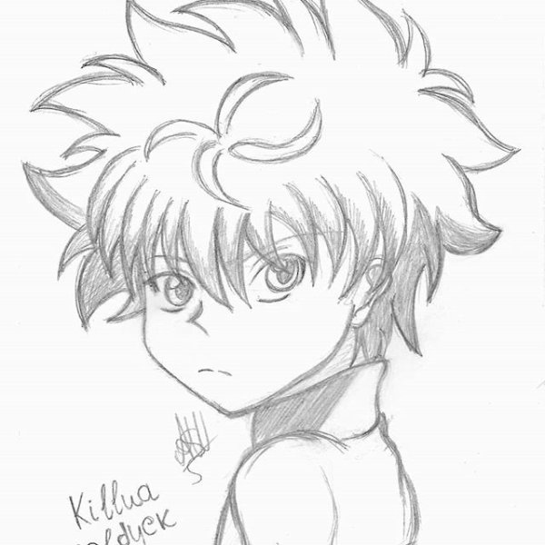 Киллуа Золдик лицо