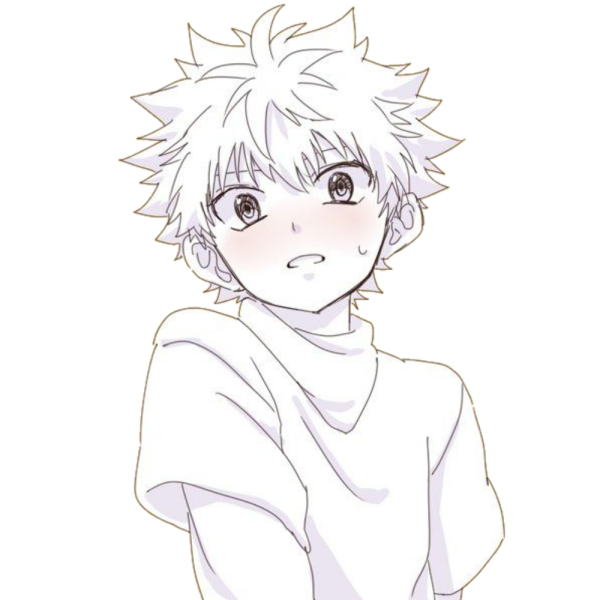 Киллуа для срисовки в цвете