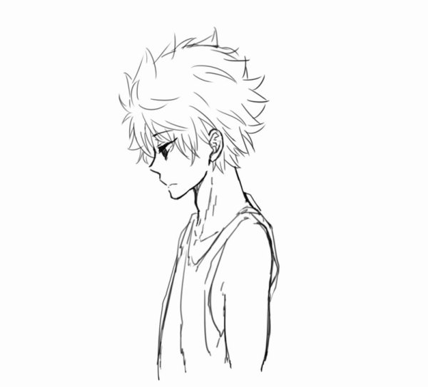 Киллуа character Design