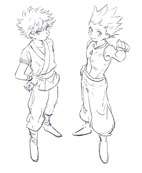 Хантер Хантер Киллуа раскраска