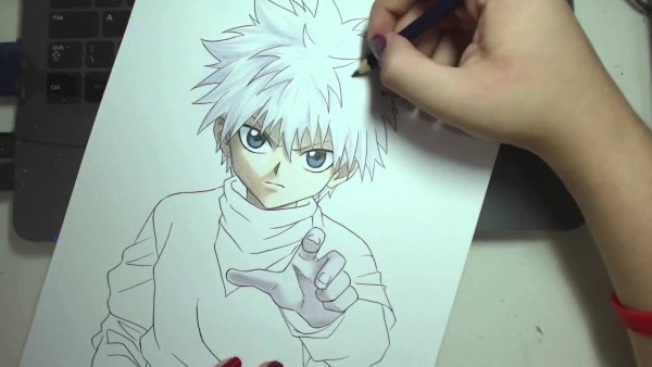 Гон и Киллуа арт