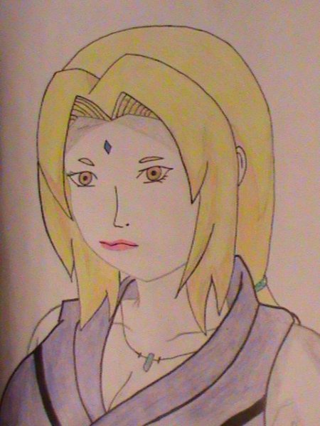 Рисунки Наруто цунаде