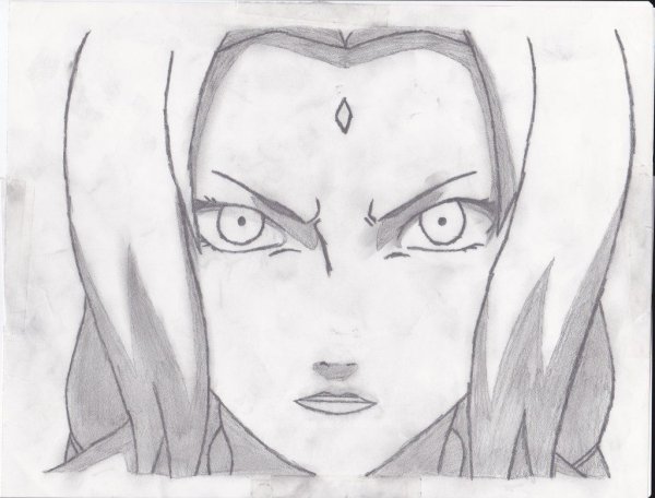 Рисунки Наруто цунаде