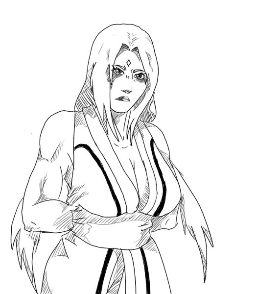 Тсунаде для срисовки