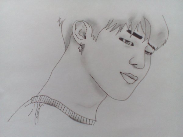 Срисовать Чимина