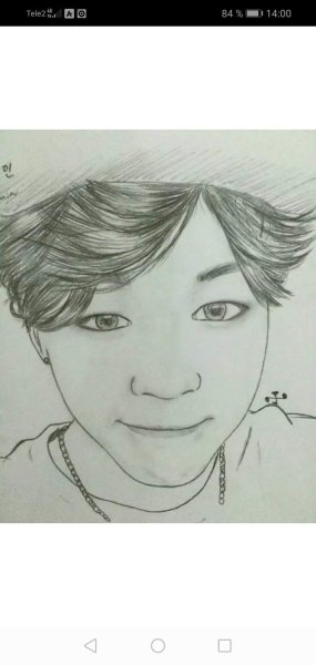 Чимин карандашом для срисовки