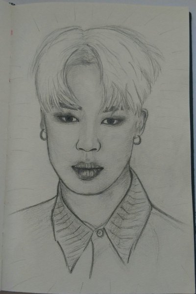 Губы Чимина рисунок