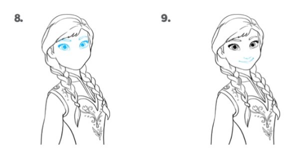 Нарисовать анну Сербо