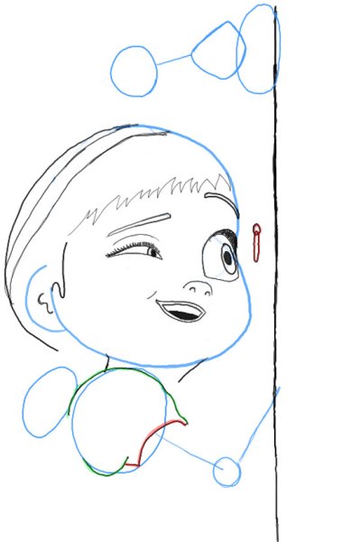 Анна рисунок карандашом поэтапно