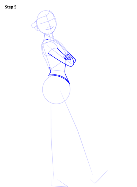 Анна рисунок в полный рост