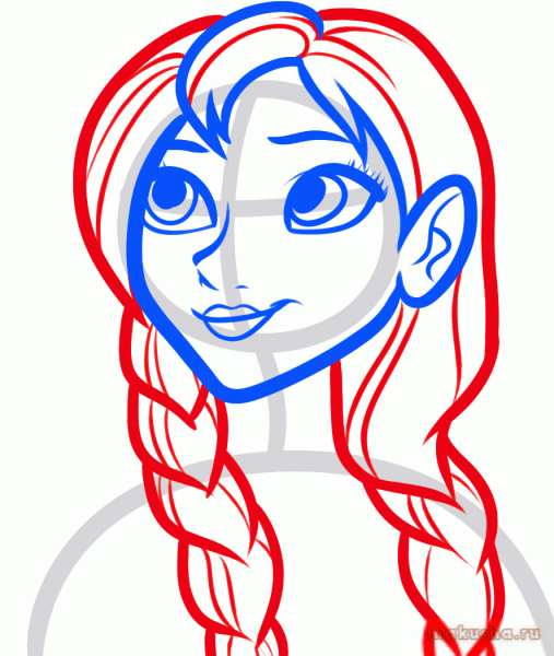 Рисовака Холодное сердце