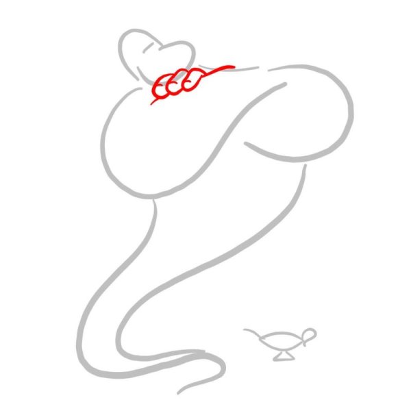 Нарисовать Джина