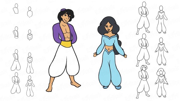 Алладин рисунок