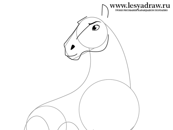 Как нарисовать Спирита карандашом поэтапно