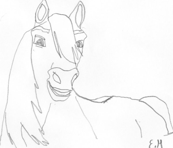 Спирит душа прерий для срисовки