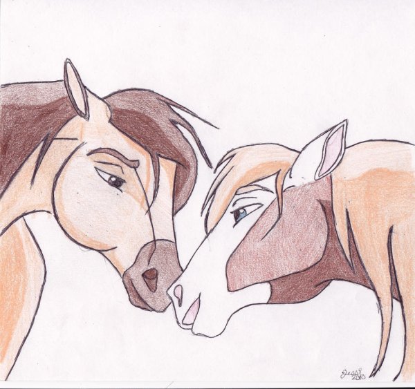 Спирит для срисовки спирит 2