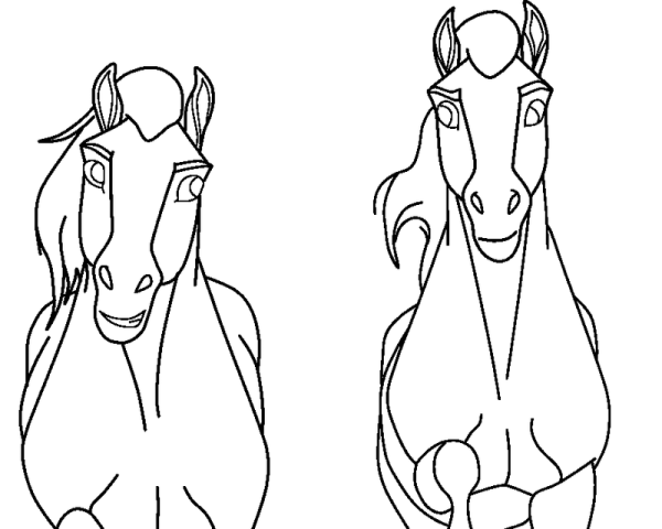 Раскраски спирит душа прерий 2