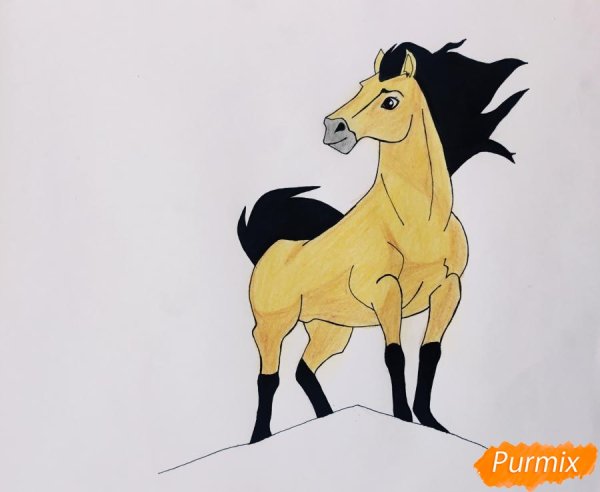 Спирит душа прерий нарисо