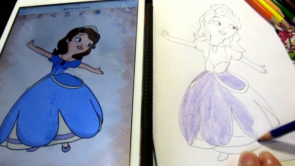 Рисунки легкие София