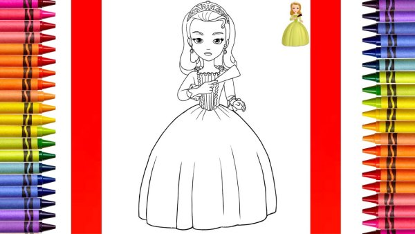 Как нарисовать для 2 класса поэтапно принцессу