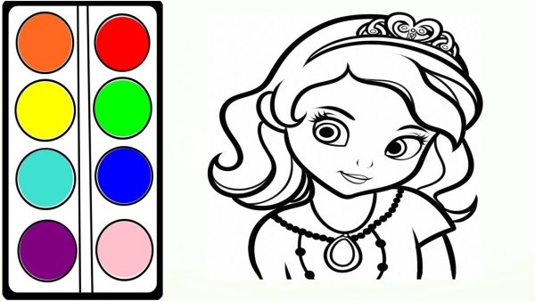 Раскраски для детей 5 лет для девочек