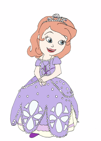 Рисунок принцессы для детей пошагово