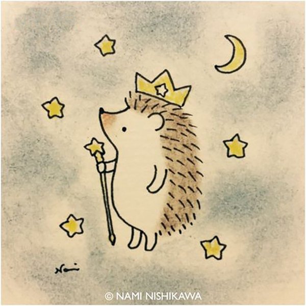 Милый Ежик рисунок