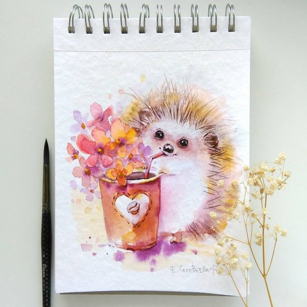 Художник Евгения Соловьева акварель