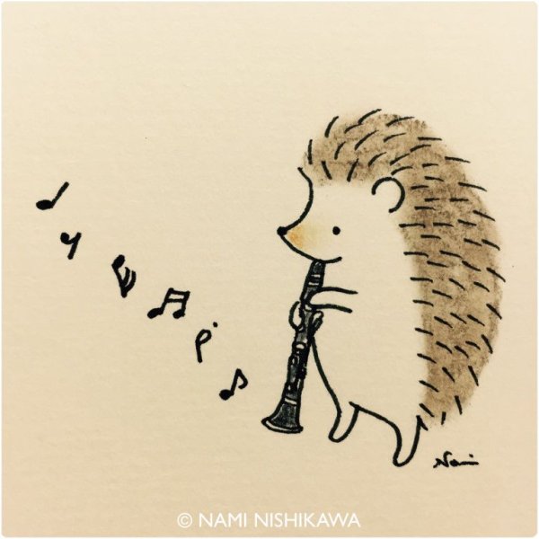 Ёжик для срисовки