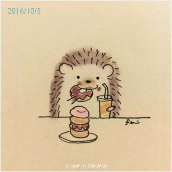 Кавайный Ежик