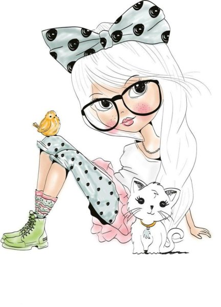 Милые векторные иллюстрации