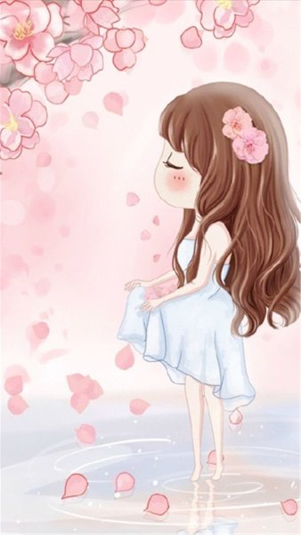 Рисунки для срисовки маленькие и милые девочки