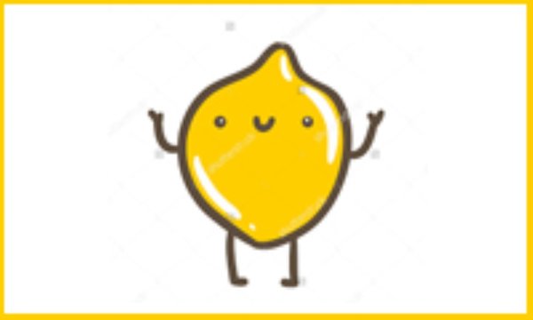 Милый лимончик с глазками