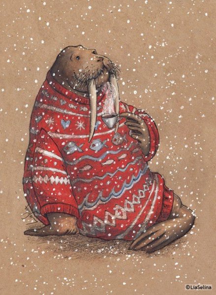 Лиа Селина художник-иллюстратор звери