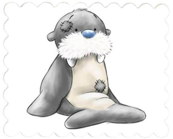 Рисунки милые моржики