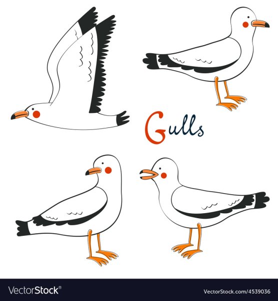 Чайка с нарисованными руками